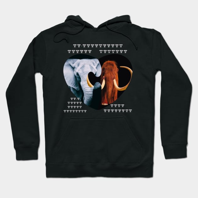 De-Extinction Wooly Mammoth Hoodie by The Friendly Introverts